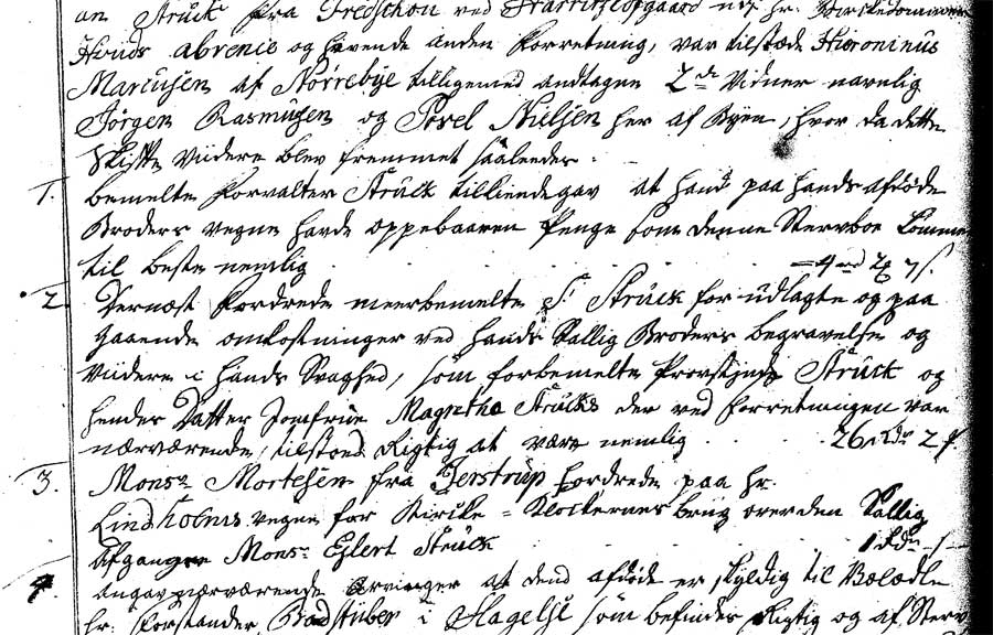Eiler Struch - Skifte 1776, fol.97